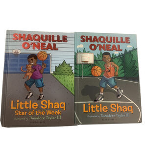 2016 Lot of 2 Little Shaq & Star Of The Week Hardcover Shaquille O'Neal Books